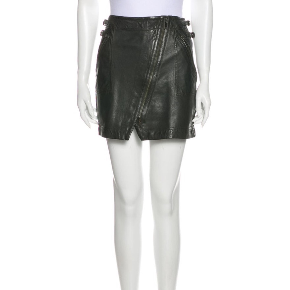 Frye leather skirt NWT